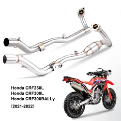 AftermarketMotorcycleExhaust Headers Exhaust Pipe Forcrf250L,Crf300L&Crf300 Rally 2021-2022