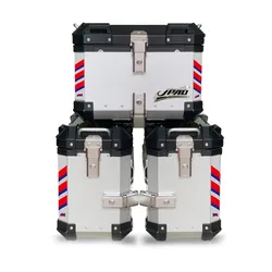 AluminumMotorcycleTail Box 45LMotorcycleSide Box 36L forCB400XHigh Quality Square Corner WaterproofMotorcycleCase