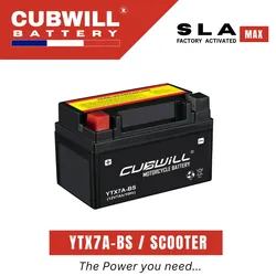 Premium 12V 6ah AGM Ytx7a-BS MotobikePartsMotorcycleBattery with 105CCA forHondaVfr400rRvf400 Nc35 Suzuki RF400r Kawasaki Zx-25r