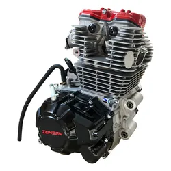 CompleteMotorcycleEngine 4 Strokes Zongshen 250cc Engine 4 Strokes Single Cylinder forHondaKawasakiMotorcycleDirt Bike EnginesCB250r