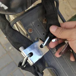 IP68 Waterproof Durable Easy to Portable Smart Chain Lock for Bicycle andMotorcycle