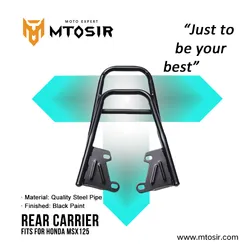 Rear Luggage Carrier Stainless SteelMotorcycleSparePartsRepuesto PARA Mtosir