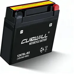 Ytx7l-BS Vs 12n7-BS 12n7-3A 12n7-4A Compatible AGM 12V 7ahMotorcycleBattery MotorbikePartsforHondaXrm125 YAMAHA Mio125