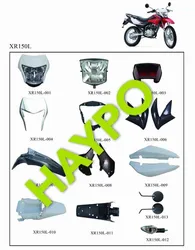 MotorcycleSparePartsAccessories BodyPartsforHondaXr150L
