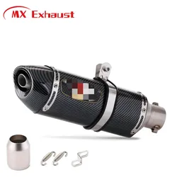 UniversalMotorcycleYoshimura R77 Modified Exhaust Pipe dB Killer Muffler for Honda Pcx 125 150 C650gt Tmx530CB500