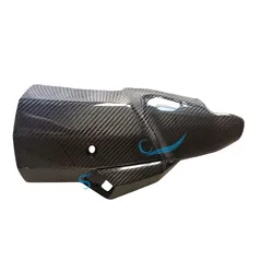 Visible Weave Carbon Fiber Exhaust Cover for HondaAfricaTwinwithMotorcycle
