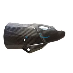 100% Full Carbon FiberMotorcyclePartsExhaust Cover forHondaAfricaTwin2016