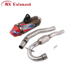 Dirt Bike Exhaust Muffler Pipe System Set forHondaCrf150fCrf230f 2003-2016