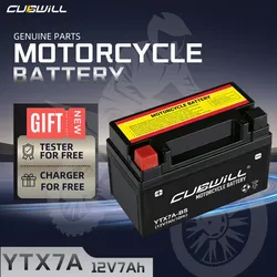 Bateria De Arranque Ytx7a-BS 12V 6ah AGM MotobikePartsMotorcycleBattery Scooter ATV Reemplazo ParaHondaXr200Suzuki Ltz90 Kawasaki Kfx90