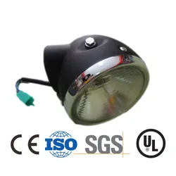 CT70 Motobike Front Chromed Steel HeadlightSt70forHondaFront HeadlightsMotorcycleDax70Parts