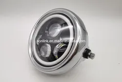 New Design LEDMotorcycleHeadlightMotorcycleSparePartforHondaType/SuzukiType/TvsType