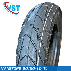 MotorcycleScooter Tubeless Tyre 90/90-10 90/90/10 Tire Urban Scooter Tytre