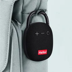 Outdoor Sports Waterproof Wireless Portable Plug-in Clip4 Hook Button Mini Audio Bluetooth SmallMotorcycleSpeaker