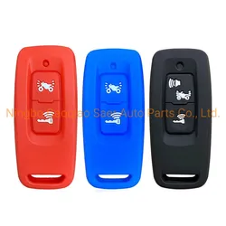SiliconeMotorcyclesKey Shell Holder Case forHondaX-Adv Forza 125 300Pcx150HybridSh125 Sh300 Scoopy Cover Key Protection