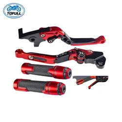 MotorcycleAccessoriesExtendable Brake Clutch Lever and Handlebar Hand Grip End for Honda CB650r 2019CB650CB 650r