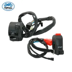 MotorcycleStart Horn Steering Headlight Left and Right Handlebar Switch forHondaNx 400 2006 2007 2008Honda