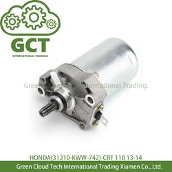 Brazil MotorcycleSparePartStarter Motor forHonda(31210-KWW-742)Crf110 13-14