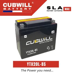 Ytx20-BS AGM 12V MotobikePartsMotorcycleBattery for Harley Davidson Fxst Flst Fxr Dyna SeriesHondaVf1100cCbf1000