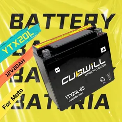 Ytx20-BS Ytx20CH-BS Gtx20CH-BS 12V 270CCA MotobikePartsAGMMotorcycleBattery forHondaCbf1000Buell S2 Thunderbolt Moto Guzzi