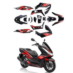 MotorcycleAccessories andPartsFairing Kit Front Fairing FixedWingIntakeWingSparePartsforHondaPcx 160