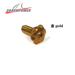 MotorcyclePartsPlum Flower Pattern Brake Disc Bolts forHonda