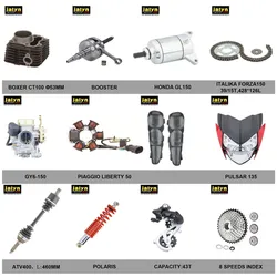 JalynMotorcycleSparePartMotorcyclePartsandMotorcycleEngine Fit forHonda/YAMAHA/Bajaj/Suzuki for Scooter/Dirt Bike/50cc/70cc/100cc/Cg125
