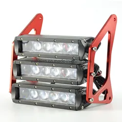 MotorcycleHeadlights 90W 12V 3400lm LED Modified Three-Layer Front Fork Light Lamp 4 Color Bracket for Honda Grom Msx125 125sf