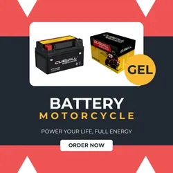 12V 6ah Ytx7a-BS MotobikePartsMotorcycleBattery AGM Technology High CCA forHondaTr200 Suzuki Dr125se YAMAHA Xc125 KymcoPeopleS 125