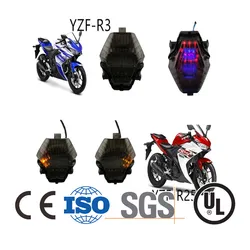 MotorcyclePartsLED Brake Tail Light forYAMAHAMt-07/Yzf-R25R3LED Rear Tail Light