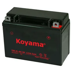 Sealed Maintenance-Free Koyama Battery forMotorcyclesand Atvs