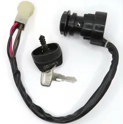 Ignition Key Switch forYAMAHABanshee 350 Big Bear 350 Breeze 125 Badger 80Champ100 Warrior 350 1987-1995 2fj-82510-02-00