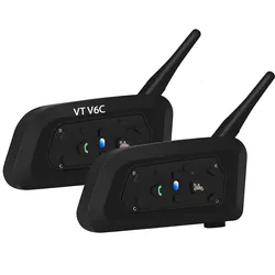 V6c Bluetooth Helmet Intercom HandsfreeMotorcycleReferee Headset