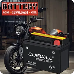 AGM 12V 6.5ah 12n6.5L-BS Yb6.5L-BS Ytx6.5L-BS Dtx6.5L-BS Maintenance FreeMotorcycleBattery forHondaCrf250Crf250LCrf250rally Crf300L off-Road